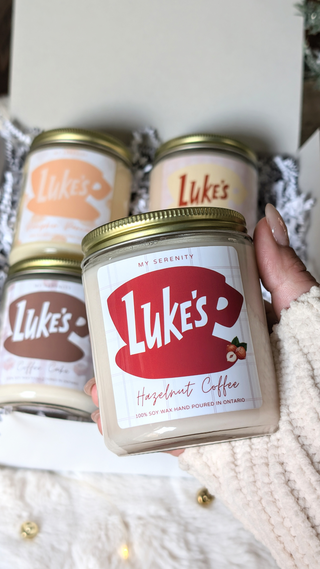 Luke's Candle Gift Set Gilmore Girls Inspired (Pre-Order)