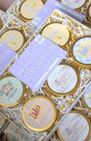 Take Me to Stars Hollow, Gilmore Girls Inspired Candle Gift Set