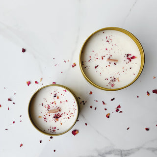 Rose Water + Musk Candle