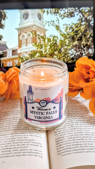 Mystic Falls Candle ~ The Vampire Diaries Inspired