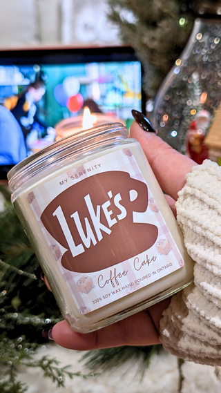 Luke's Coffee Cake Gilmore Girls Inspired Candle