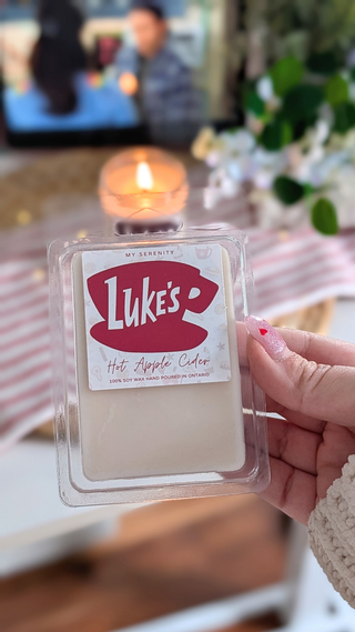 Lukes Hot Apple Cider Wax Melt, gilmore girls inspired
