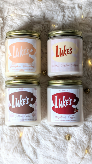 Luke's Candle Gift Set Gilmore Girls Inspired (Pre-Order)