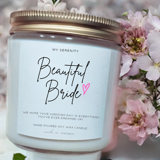 Beautiful Bride Candle