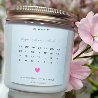 Wedding Countdown Candle