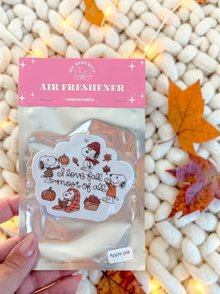 I Love Fall Most Of All Air Freshener