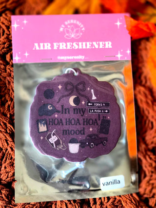 In my Hoa Hoa Hoa Mood air freshener, twilight fans