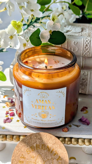 Amas Veritas Candle ~ Practical Magic Inspired