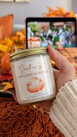 Sookie's Cinnamon Rolls Gilmore Girls Inspired Candle