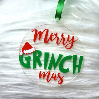 Merry GRINCHmas Ornament