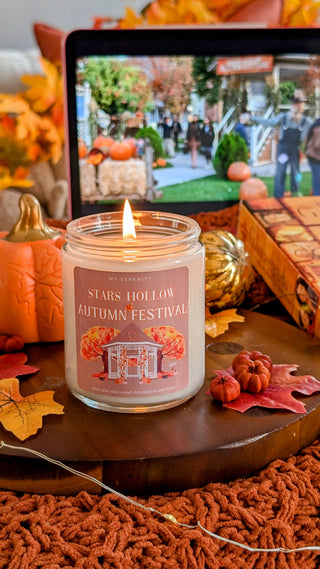 Stars Hollow Autumn Festival Gilmore Girls Inspired Candle