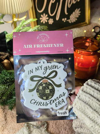 In my green christmas era, air fresheners