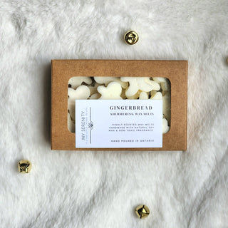 Shimmering Gingerbread soy wax melts