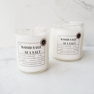 Wood Sage + Sea Salt Candle