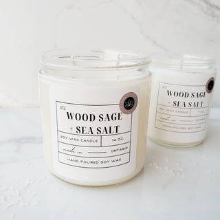 Wood Sage + Sea Salt Candle