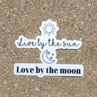 Live by the sun - Clear Sticker