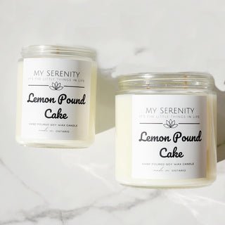 Lemon Pound Cake Candle