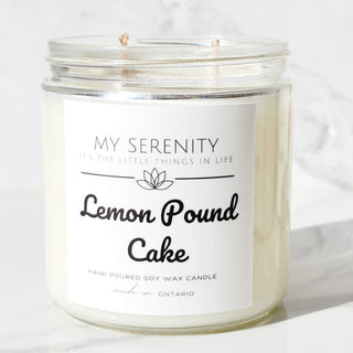 Lemon Pound Cake Candle