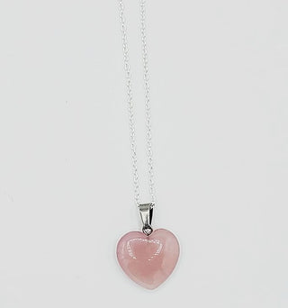 Rose Quartz Heart Necklace