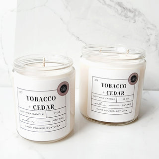 Tobacco + Cedar Candle