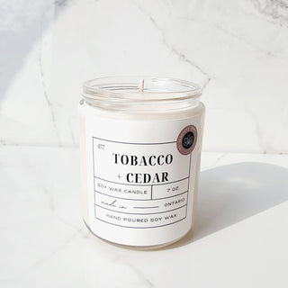 Tobacco + Cedar Candle