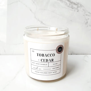 Tobacco + Cedar Candle